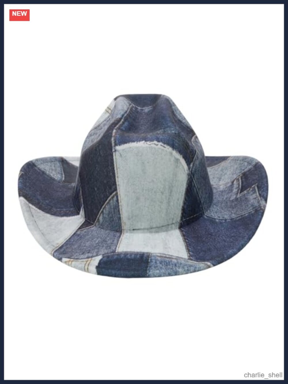 Unisex Cowboy Hat Cotton Polyester Wide Brim Western Costume Party